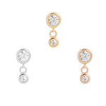 Sutton Threadless End with CZ Threadless Ends Buddha Jewelry