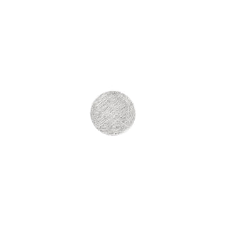 Solid Gold Textured Disk - Threadless End Threadless Ends Buddha Jewelry White Gold 3mm 