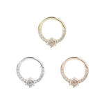 Tinsley Clicker with White Sapphire Clickers Buddha Jewelry