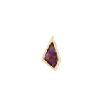 Transcend Threadless End with Amethyst Threadless Ends Buddha Jewelry 14k Yellow Gold