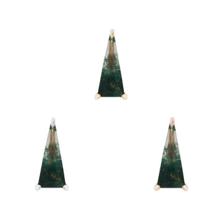 Vela - Moss Agate - Threadless End Threadless Ends Buddha Jewelry   