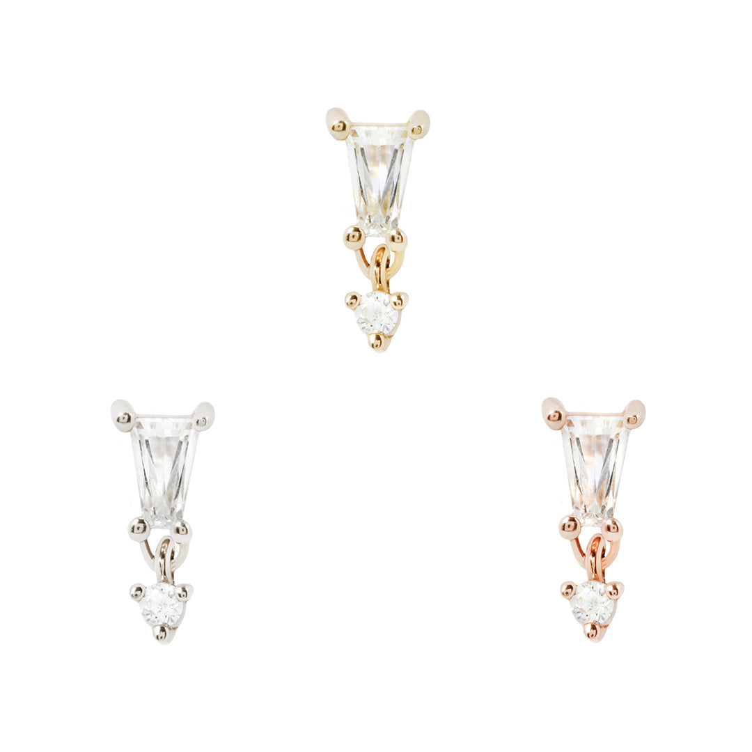 Yves Threadless End with CZ Threadless Ends Buddha Jewelry