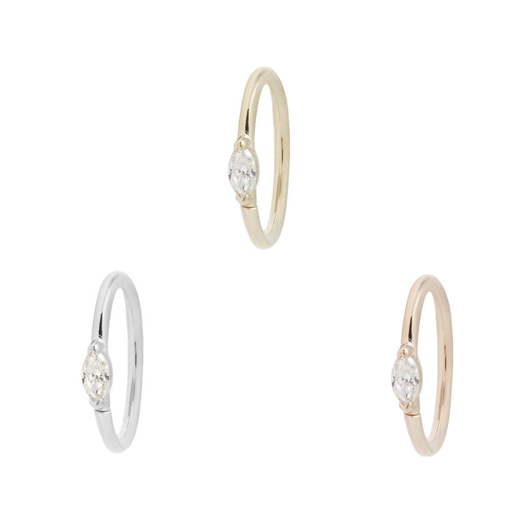 APP-Zuri Seam Ring with CZ Seam Rings Buddha Jewelry