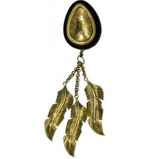 Bronze Feathers Hanging Plug Hanging Plugs Buddha Jewelry   