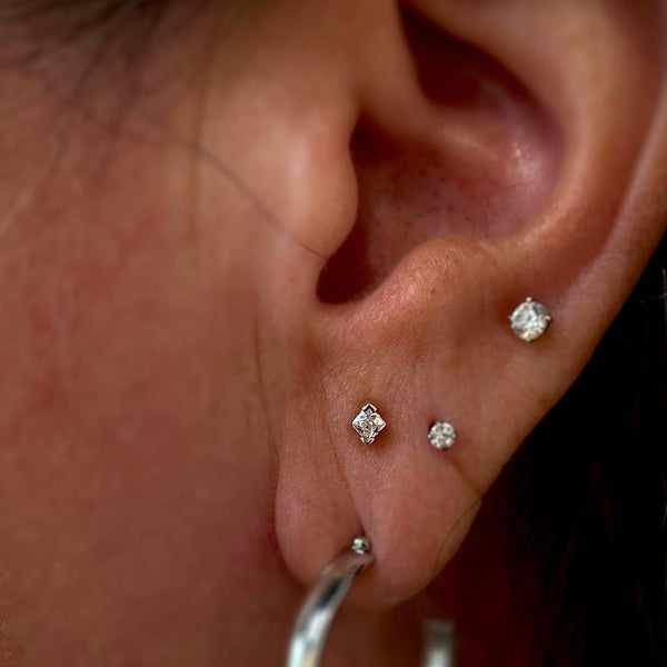 Celestial Threadless End with Diamond Threadless Ends Buddha Jewelry