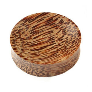 Concave Palm Wood Plugs Sale Jewelry Buddha Jewelry   