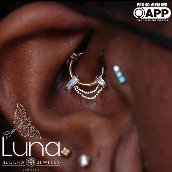 Fetish Clicker with CZ Clickers Buddha Jewelry