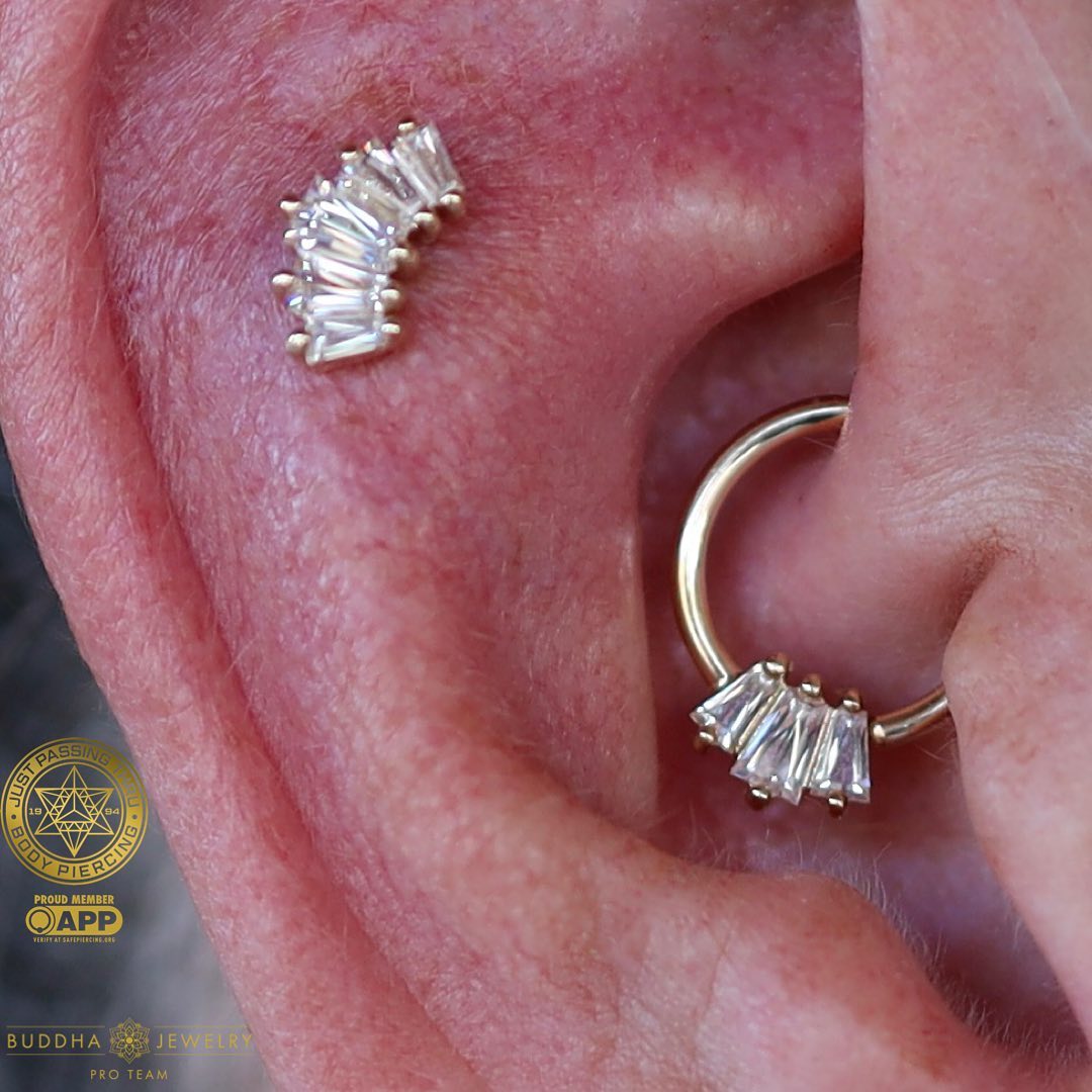 Gemma Cinq Threadless End with CZ Threadless Ends Buddha Jewelry