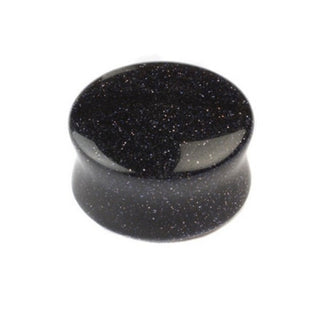 Blue Goldstone Plug Plugs Buddha Jewelry Organics   