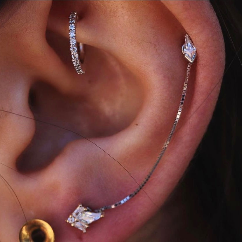 No Sleep Till Brooklyn Threadless End with CZ Threadless Ends Buddha Jewelry