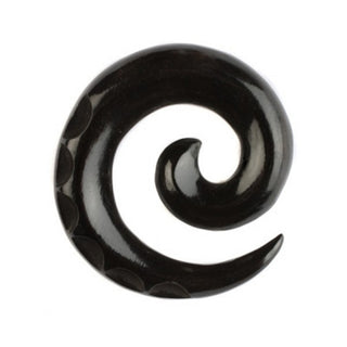 Notched Spiral Earrings - Horn Sale Jewelry Buddha Jewelry   