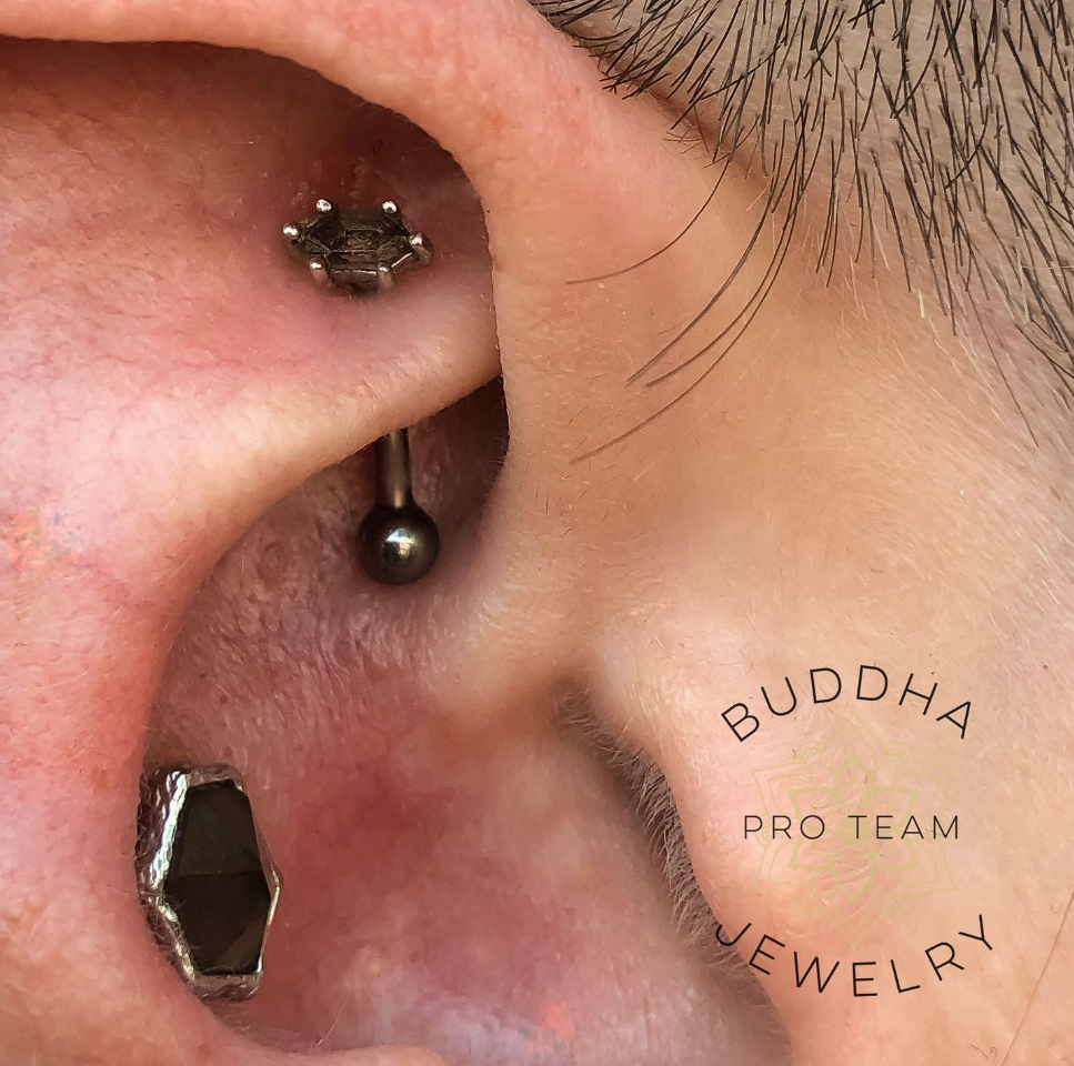 Oh Hell Yes! Threadless End with Smoky Quartz Threadless Ends Buddha Jewelry