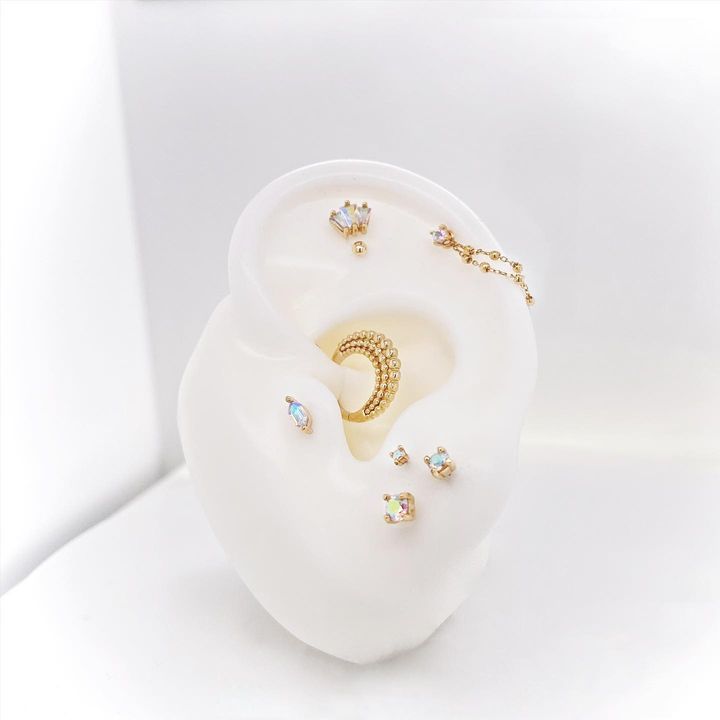 Oh My My! Threadless End with Mercury Mist Topaz Threadless Ends Buddha Jewelry