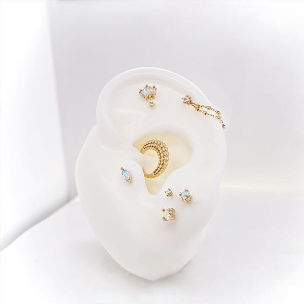 Oh My My! Threadless End with Mercury Mist Topaz Threadless Ends Buddha Jewelry