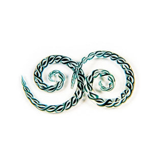 Glass Super Spiral - Ribbon Glass Buddha Jewelry   