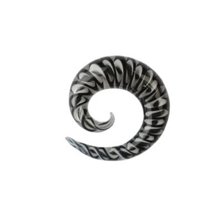 Glass Simple Spiral - Ribbon Glass Buddha Jewelry   