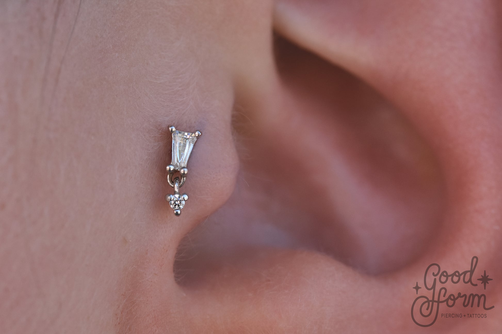 Yves Threadless End with CZ Threadless Ends Buddha Jewelry